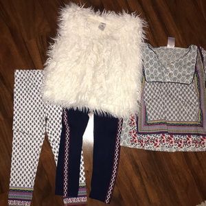 Toddler girl 4 piece outfit